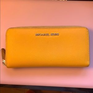 Michael Kors Yellow Wallet